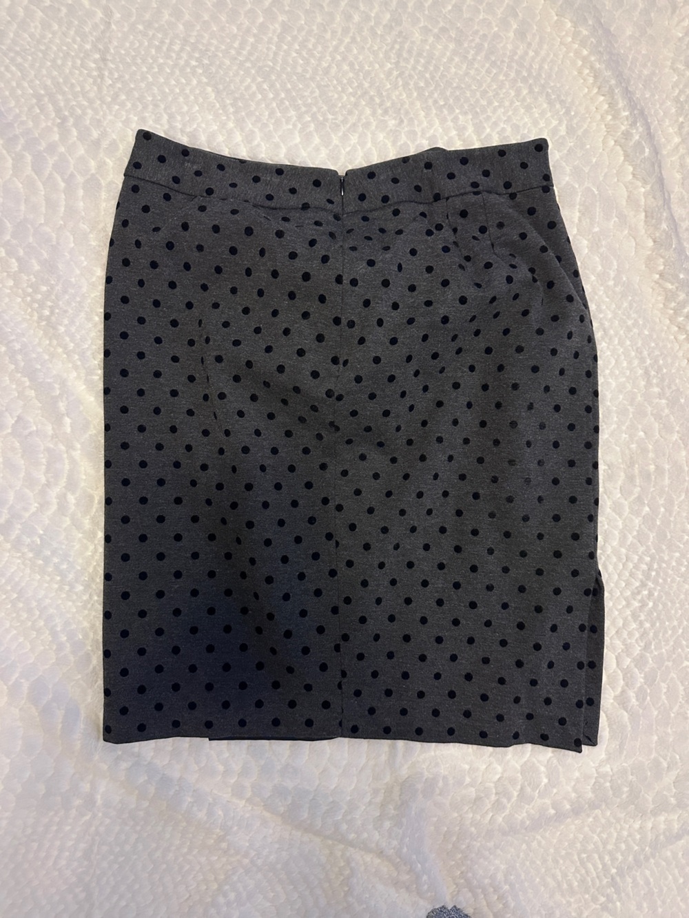 White House Black Market Black Polka Dot Skirt